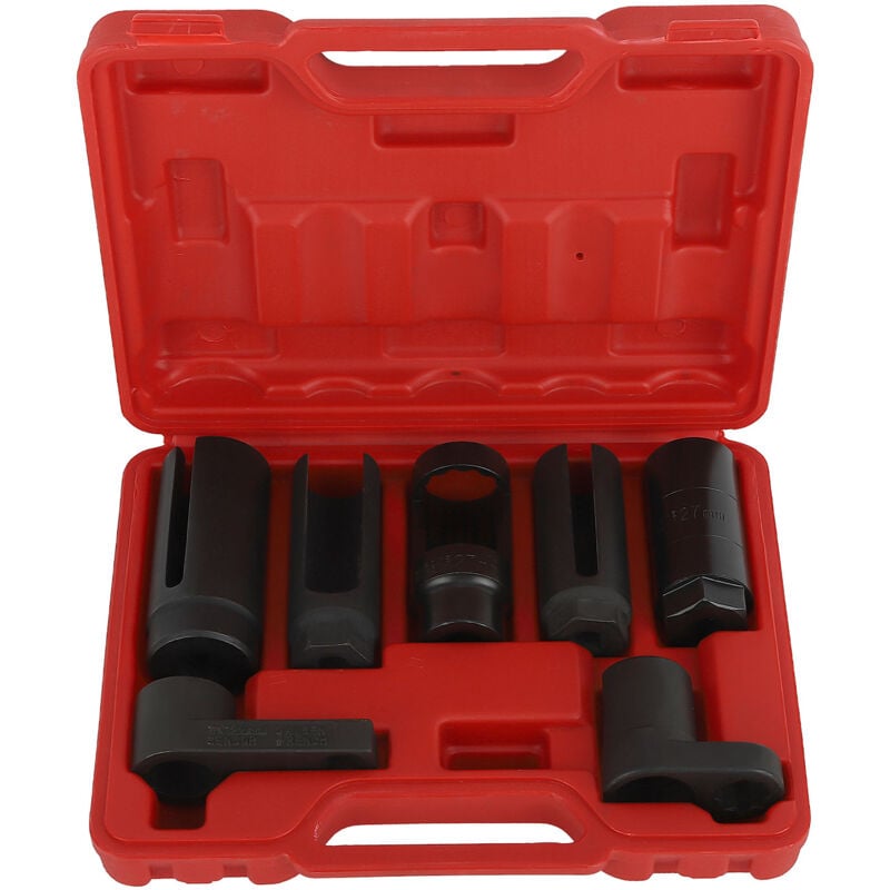 Maxpeedingrods - 7pc capteur oxygène suppression prise set tool kit moteur 22mm 27mm 29mm