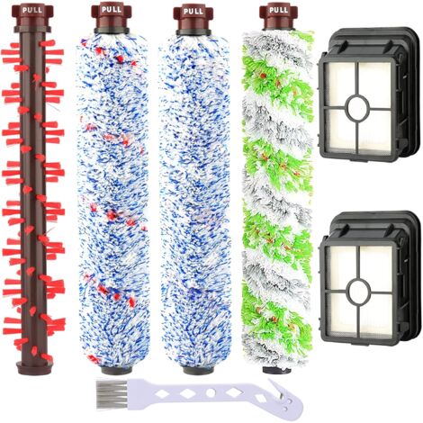 ERSANDY 7Pcs Accessories for Bissell Crosswave 3 in 1 Vacuum Cleaner Replacement Brush Filter Replacement for Bissell CrossWave 1866 1785 2052 1713 2225 Vacuum Cleaner