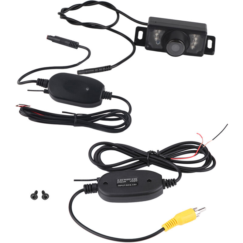 7pcs ir led Night Version Car Reverse Backup Camera Wireless rca Video Transmitter Receiver - Eosnow