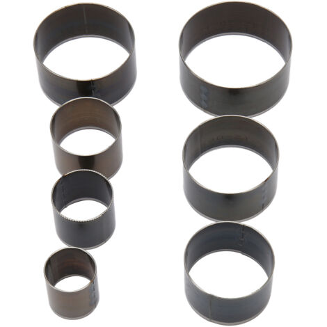 7Pcs Kit Emporte-pièce Rond en Cuir pour Travail du Cuir, Taille 0.79 à 1.97 Pouces, Acier au Carbone pour Portefeuille, Ceinture, Carton et Projets DIY