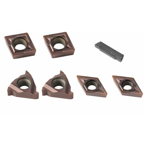 7Pcs Multifonctions Porte-Solide Carbure Inserts Boring Barre Pour Outils Pour L'Usinage