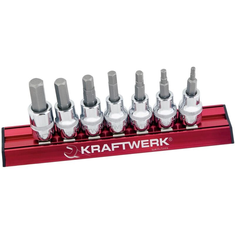 7pz- Set di chiavi a bussola giravite esagonali 3/8'