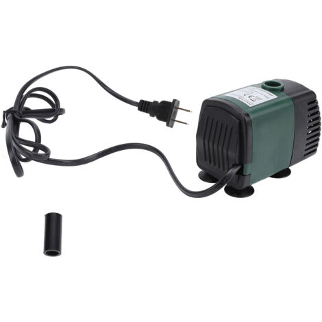 7W 500L/H Submersible Pump IP68 Protecting 120cm Lift Quiet Water Pump for Landscape Aquarium Tank Pond Home Fountain US Plug 110V