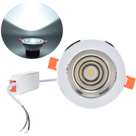 7W COB LED-Einbauleuchte, effiziente Wärmeableitung, Innenbeleuchtung für Hotels, Schlafzimmer und Clubs.