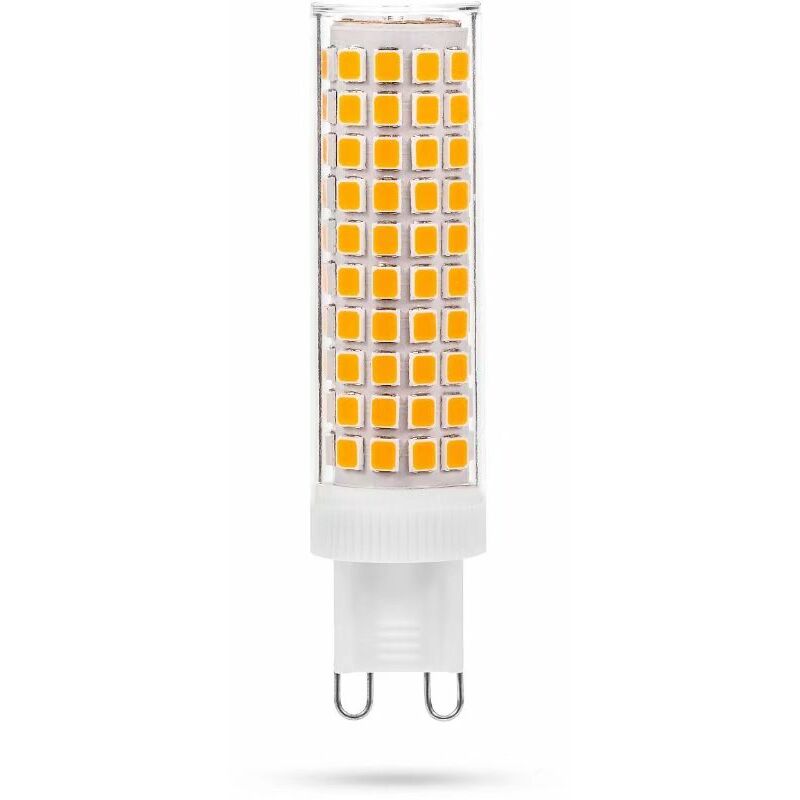 

7W G9 Bombillas LED,124 LEDs, Blanco Cálido 3000K, Sin Parpadeo, No Regulable, Ángulo de Luz de 360°, Pack de 5 Unidades