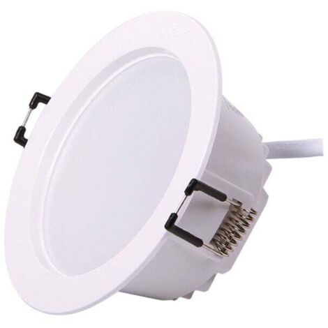 7W LED-Einbaustrahler, IP44 wasserdichte LED-Deckenleuchte, Downlight-Deckenstrahler, nicht dimmbare runde Deckenleuchte für Badezimmer, Küche, 3er-Pack (Neutralweiß 4000k)