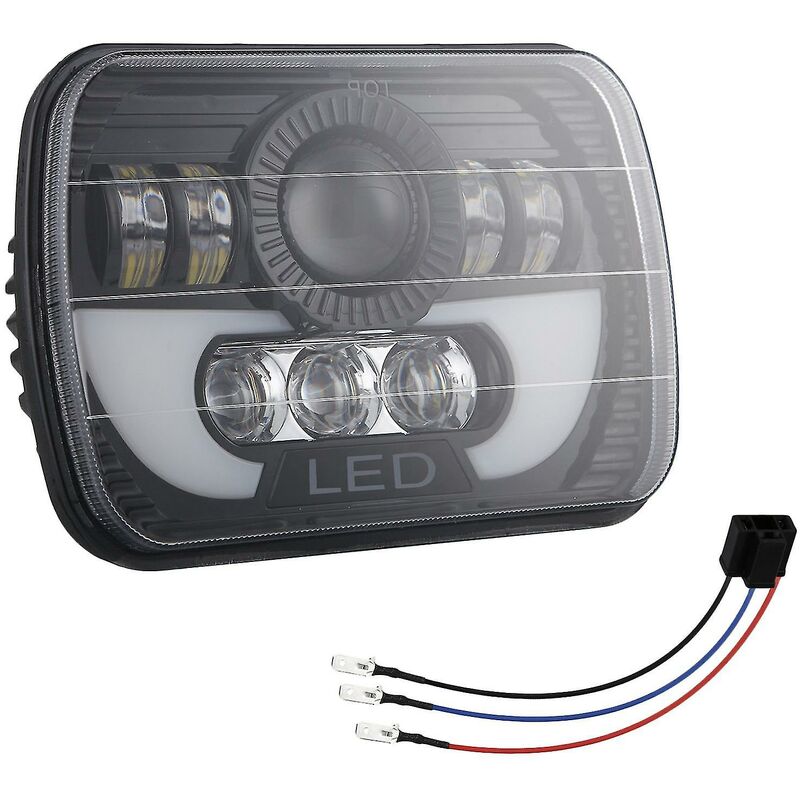 7x6 5x7 120w Auto Ha Condotto il Faro Hi/Lo Fascio...
