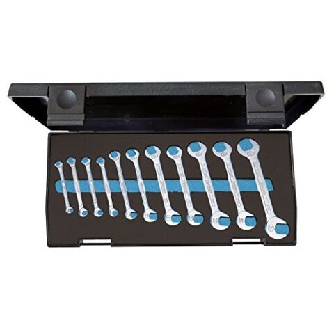 8-011 Set di chiavi doppie a forchetta 11 pezzi 4,5-13 mm