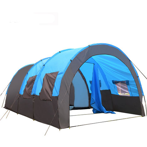 main image of "8-10 Person Family Camping Tunnel Tent Waterproof Shelter Hiking Travel Shelter"