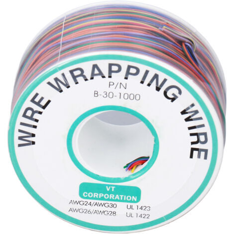 8-adriges, farbisoliertes 30AWG-Testkabel aus verzinntem Kupfer, 280 m lang, für Laptops