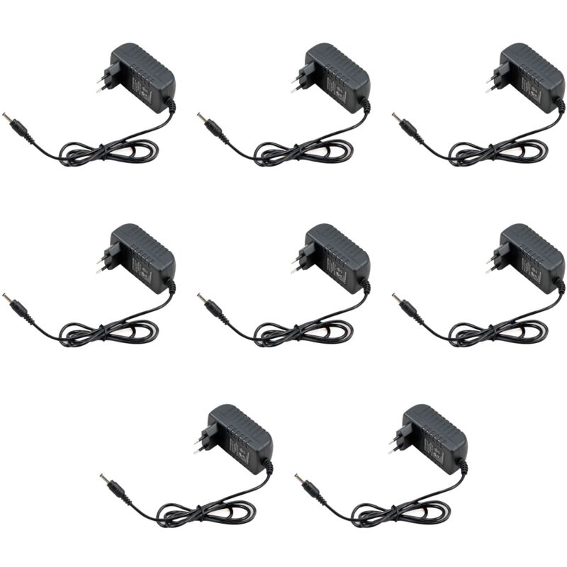 8 alimentations transformateur stabilisé interrupteur trimmer 220V-12V 1A ampère