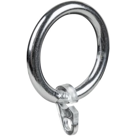 Anelli Per Tende In Metallo Con Ganci - 20 Pezzi | Diametro 35 Mm | Per Tende Doccia E Finestre - Foto 12
