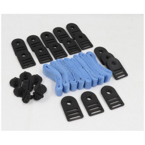 8 attaches pour enrouleur de bâche Solaris Kokido - jardiboutique