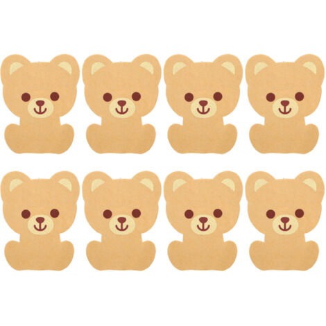 8 Autocollants WC Désodorisants Épais Animaux Cartoon Déco Maison Adhésifs
