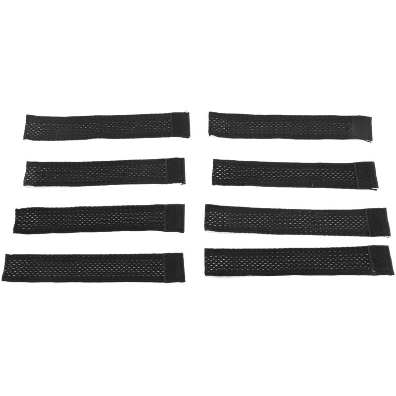 8 Bandes de Manche à Crochet et Boucle pour Maillots Sportifs Football Softball