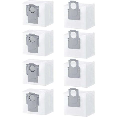 8 bolsas de repuesto para Roborock S8/S8+/S8 Pro Ultra/S7 MaxV Ultra/S7 Pro Ultra/Q7+/Q7 Max/Q7 Max+/Q5+
