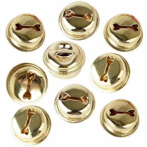 8 campanelle natalizie Ø 18 mm, decorazioni ghirlande e centrotavola -Oro