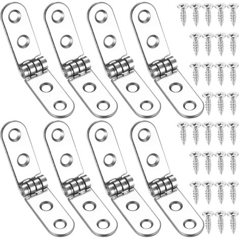 Cerniere A Ve Con Patta Pieghevole Da 180 Gradi 2 Pezzi - Foto 14