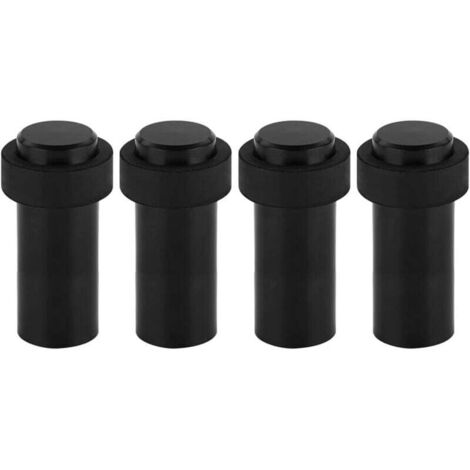 8 cm Edelstahl-Türstopper für den Boden, Türstopper, Türblocker (4er-Pack)