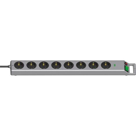 8-fach Steckdosenleiste Typ Super-Solid Überspannungs-und Blitzschutz - 230V, 16A - 2,5m