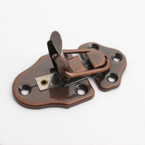 8 Fermoir à Bascule loquets Verrou à Bascule Fermeture a Levier Fermeture pour Coffret à Bijoux Coffrets Cadeaux Coffre à Outils Valise et Coffre - Rouge