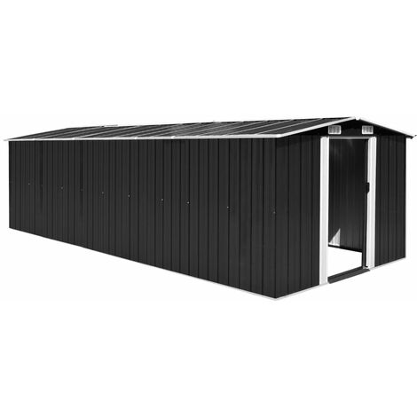 8 ft. W x 20 ft. D Apex Metal Shed by WFX Utility
