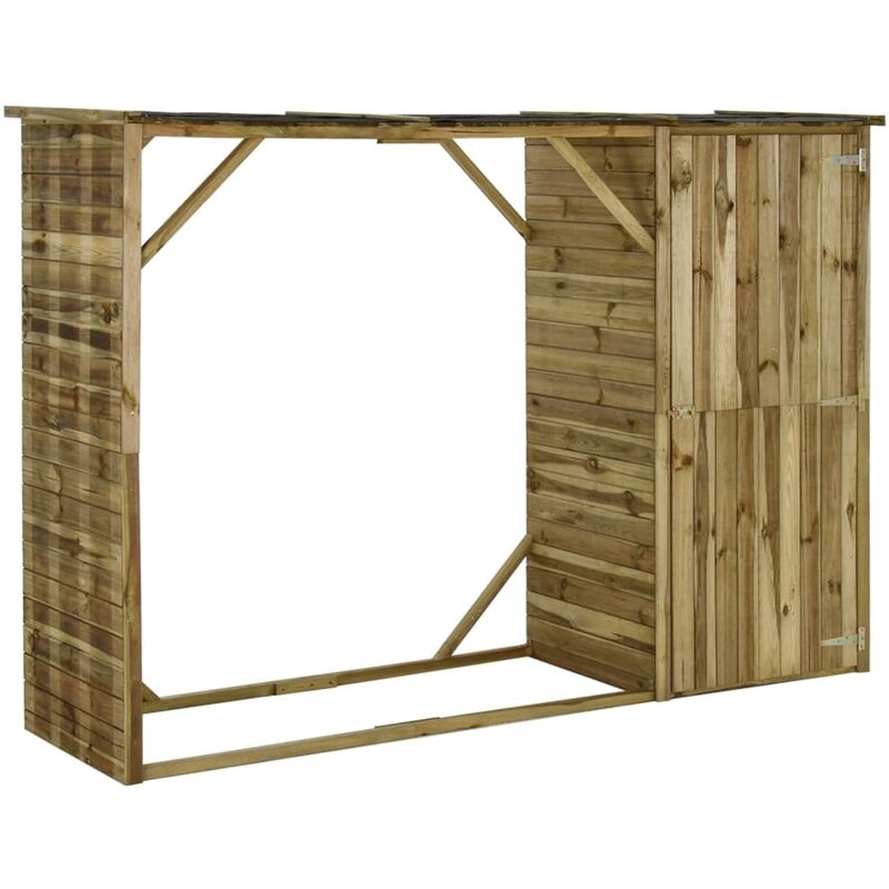 Wfx Utility - 8 ft. w x 3 ft. d Flat Wooden Tool Shed by Brown