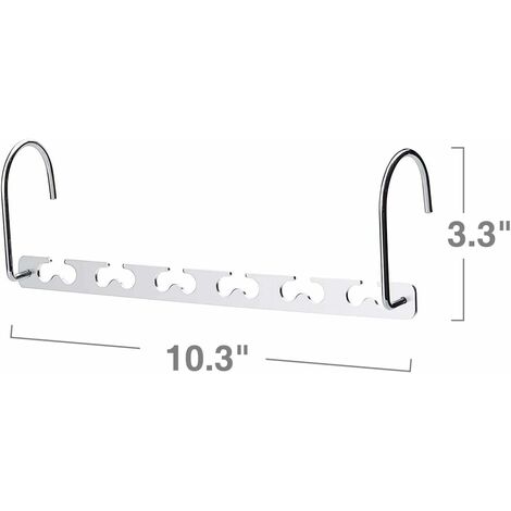 HOUSE DAY 4 Pack Appendini magici in metallo Appendiabiti salvaspazio  Armadio Armadio salvaspazio Appendiabiti Organizer, design del gancio  aggiornato