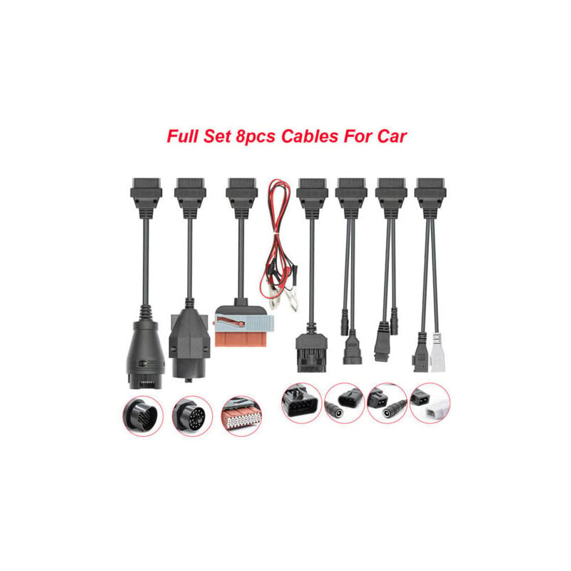 Image of SNQ - 8 in 1 Auto Diagnose Kabel Autocom Multiprog Auto Kabel ds150e tcs cdp,