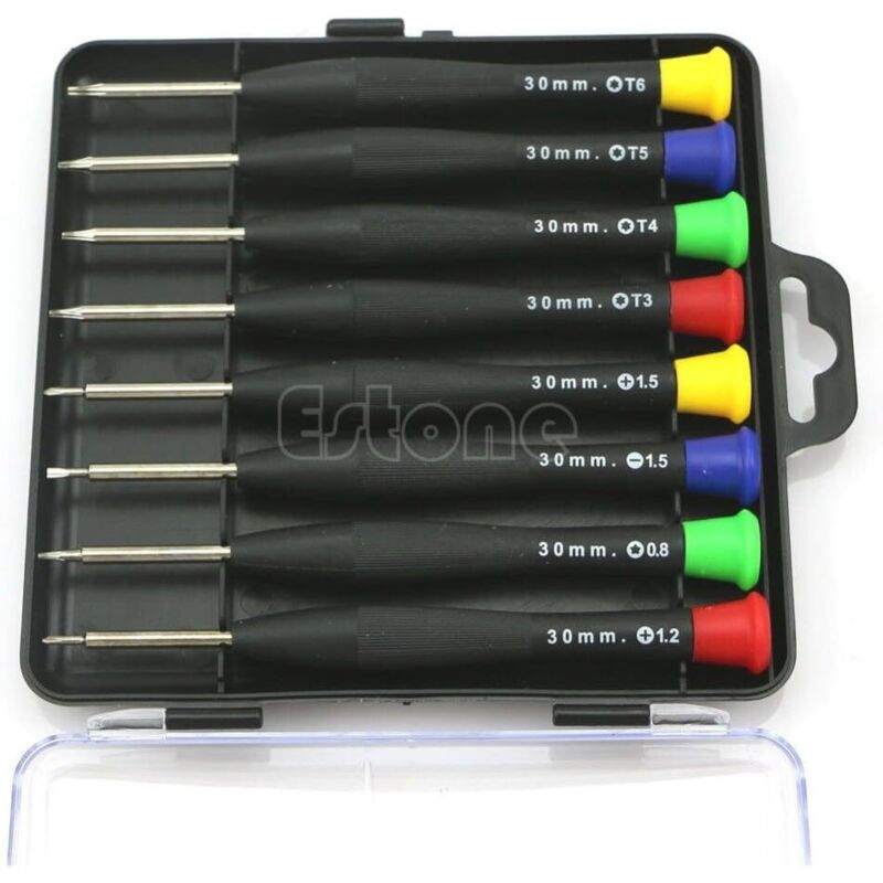 Image of 8-in-1 Mini-Präzisionsschraubendreher-Taschenreparaturwerkzeug für Mobiltelefone und PCs