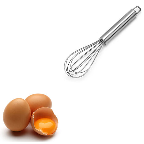 main image of "8 Inch Egg Beater Household Manual Cake Mixer Dough Milk Egg Kitchen Egg Beater for Restaurant Bar Cake Shop Kitchen Gadgets Dishwasher Safe,model: 8 Inch"