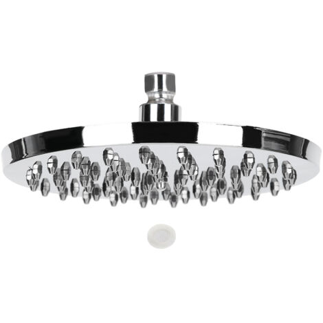 8 Inch Round Showerhead Stainless Steel Detachable Bathroom Top Spray Rain Head High Pressure G1/2 Thread for Wall Ceiling Mount