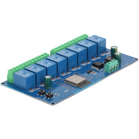 8-Kanal-Relaismodul, DC 5-30V ESP32 8-Kanal-Relais Stabiles WiFi Wireless Control BLE Entwicklungsboard ESP32-WROOM-32E Fernbedienungs-Relaismodul.