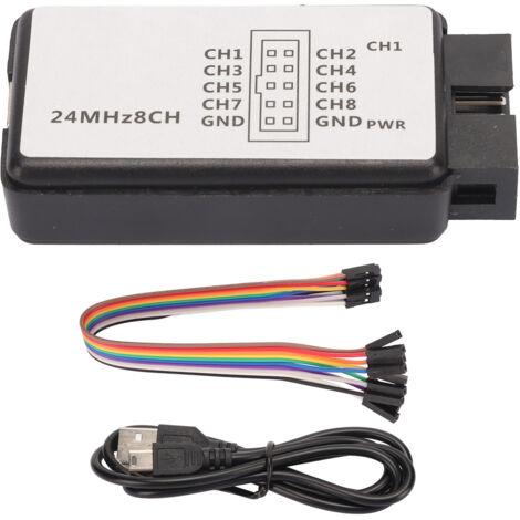 8-Kanal-USB-Logikanalysator mit Puffer, 24 MHz, 5 V - 8-Kanal-USB-Logikanalysator mit Puffer, 24 MHz, 5 V