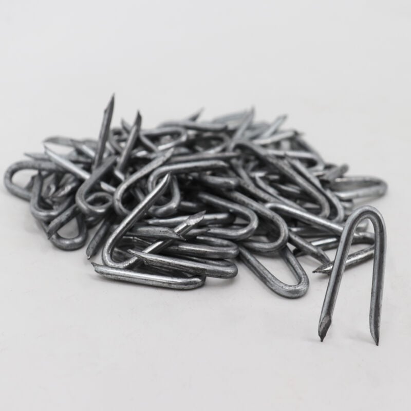 8 kg de crampons, boucles métalliques, clôture de protection contre la faune sauvage, clôture forestière, clôture