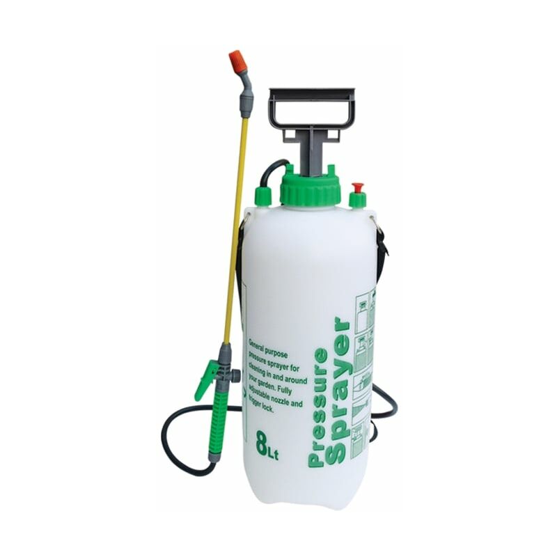 Silverstone - 8 Litre Garden Pump Action Pressure Sprayer