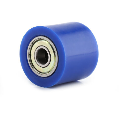 8-mm-Kettenscheibe, blau, für Motorrad, Straßenmotorrad und ATV – Führung und Lagerspanner