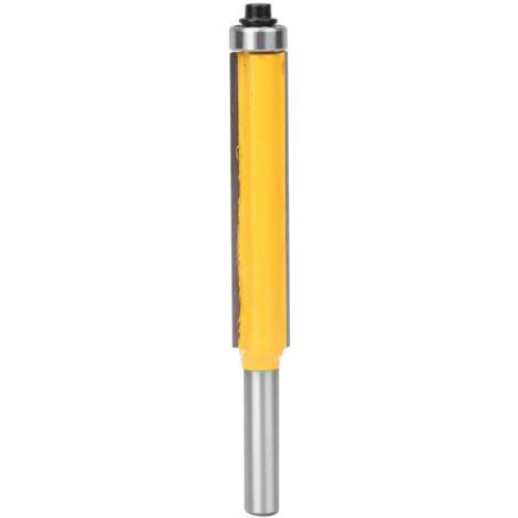 8-mm-Nutfräser mit Kugellager für präzises, bündiges Trimmen von Holz (8 x 12,7 x 63,5 mm)