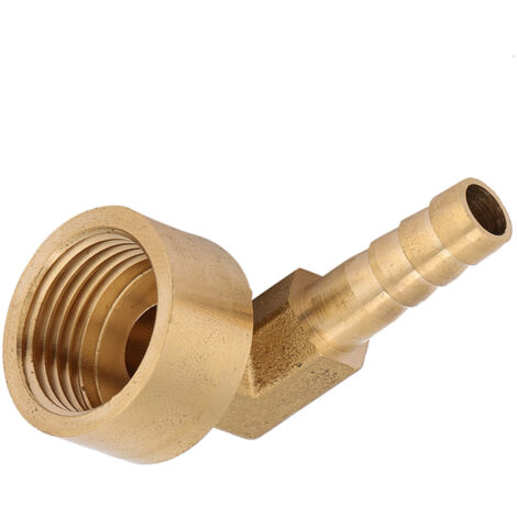 8-mm-Winkelverschraubung aus Messing, G1/2-Innengewinde für flexible Schläuche – Schnellkupplungsadapter