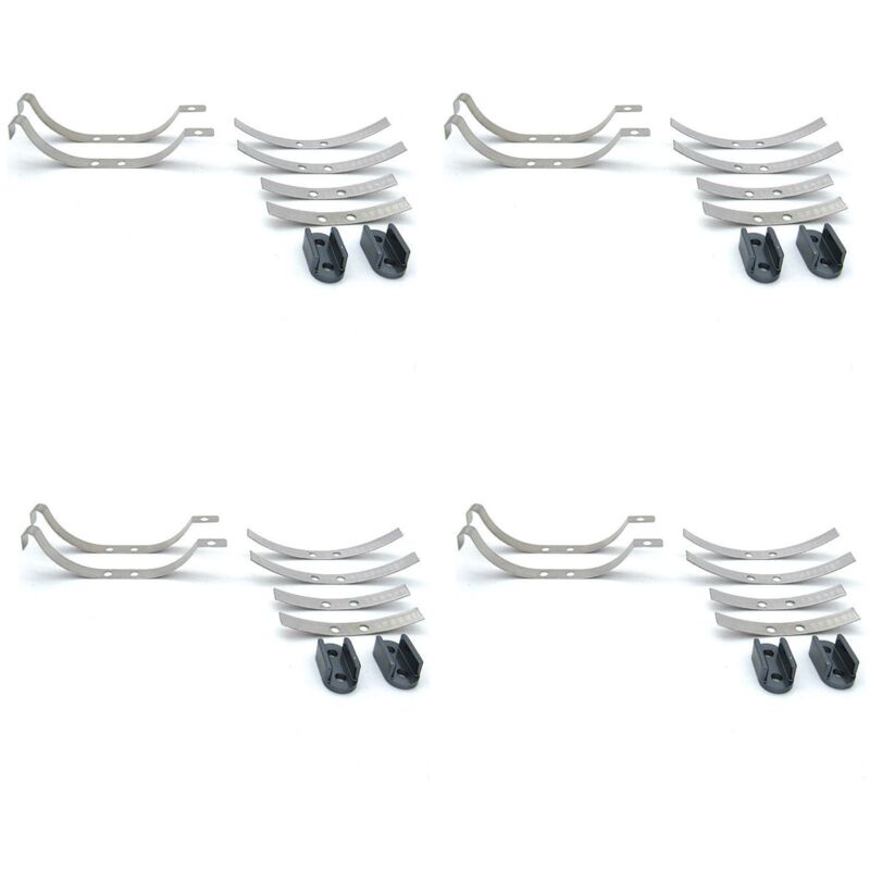 Image of 8 Paar Stahl Stoßdämpfer Blattfedern Federung für D12 B14 B24 B16 B36 rc Auto Upgrade Teile Zubehör