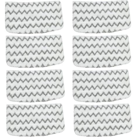 8 Packungen Mikrofaser-Ersatzpads für Shark Steam Mop S1001C S1000 S1000A S1000C S1000WM