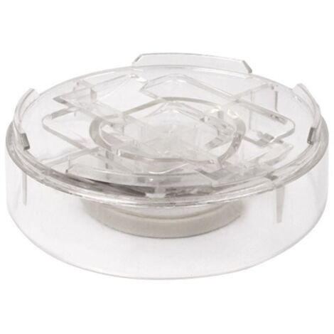 8 Pacs Transparent Lit Rehausseurs/Bed Riser/Rehausseurs de Meuble/Pieds de Meubles, Permettent à Raccorder Librement pour Ajouter la Hauteur Vous Voulez （ Rond）