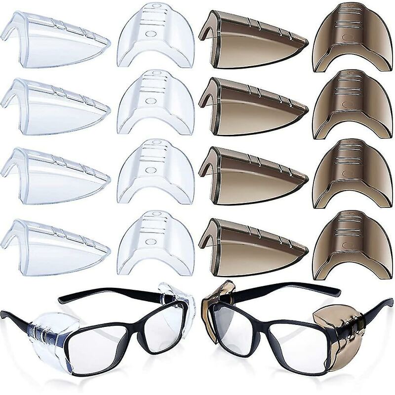 8 paia di occhiali protettivi protezione laterale