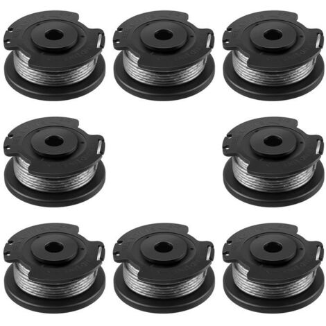 8 Paquet F016800569 Bobine de Rechange pour Coupe-Bordures pour Bosch EasyGrassCut 23, 26, 18, 18-230, 18-260, 18-26