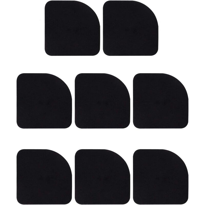 8 PCS Anti Dérapant Mute Machine à Laver, Coussinets Anti Vibrations Rondelle Absorbant Anti Vibration Pads Tapis de Pieds Silencieux en Caoutchouc