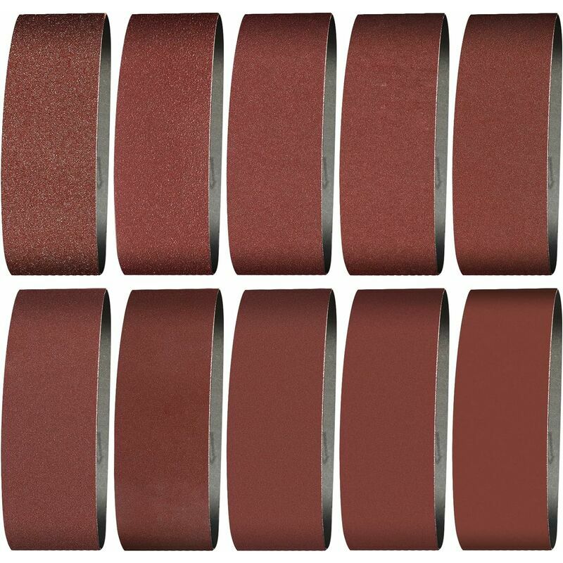 ZVD - 8 pcs Bande Abrasive 100 x 915 mm P180 pour Ponceuse de Ceinture