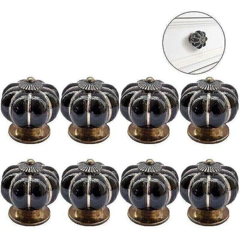 8 Pcs Boutons de tiroir Commode Boutons de meubles Céramique 38mm Boutons de porte