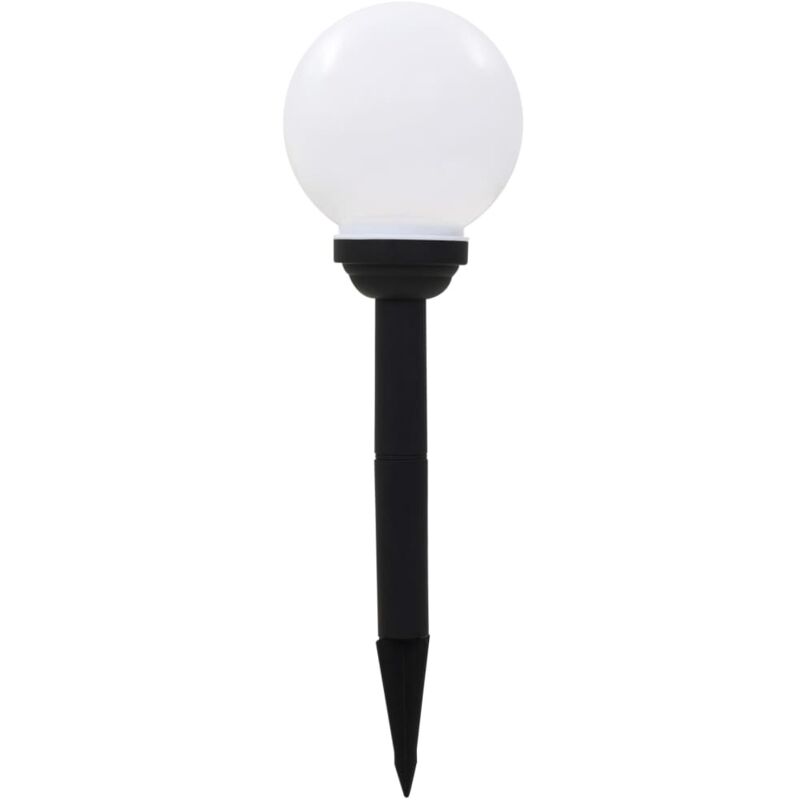 8 pcs Lampes solaires sphériques LED de jardin 15 cm RVB CFW13072