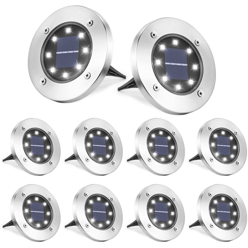 Image of 8 Pcs LED Solar Lights Outdoor&hellip;