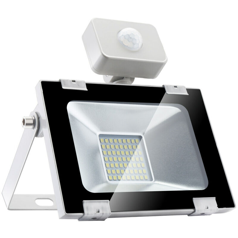

8 PCS Luz de inundación ultradelgada blanca fría de 5ta generación de 30W con inducción de 220V